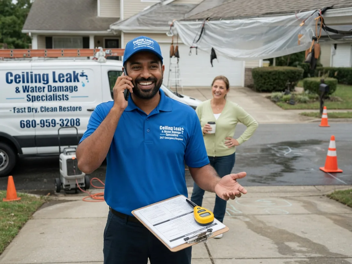 Ceiling Leak Cleanup Sudlersville, MD FAQs